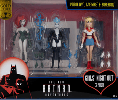 DC Direct - New Batman Adventures - Poison Ivy & Live Wire & Supergirl Action Figure 3pack